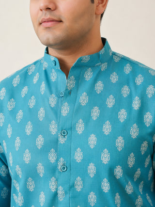 Floral Printed Kurta for Men