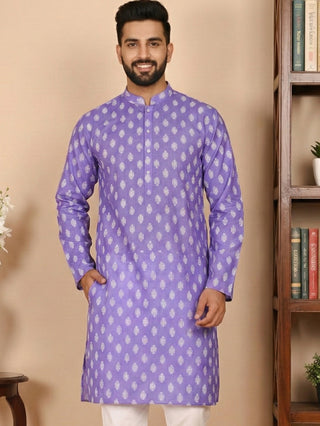 Floral Printed Kurta for Men