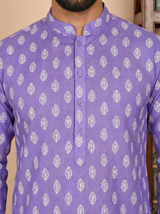 Floral Printed Kurta for Men