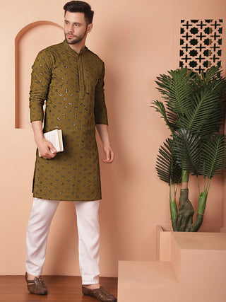 Men's Chikankari and Sequence Kurtas