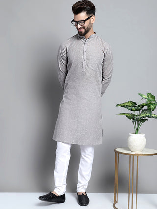 Men's Solid Pure Cotton Kurta Only