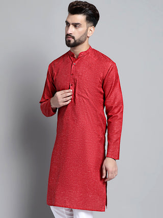 Men's Solid Pure Cotton Kurta Only