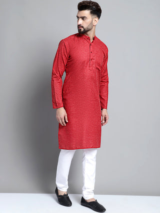 Men's Solid Pure Cotton Kurta Only