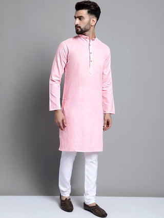 Men's Solid Pure Cotton Kurta Only