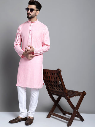 Men's Solid Pure Cotton Kurta Only