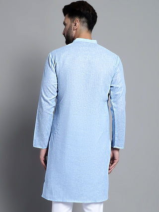 Men's Solid Pure Cotton Kurta Only