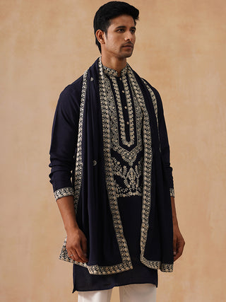 Silk Blend Embroidered Kurtas