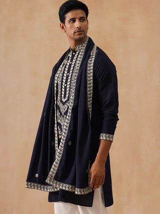 Silk Blend Embroidered Kurtas