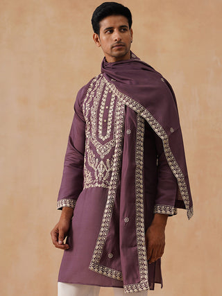 Silk Blend Embroidered Kurtas