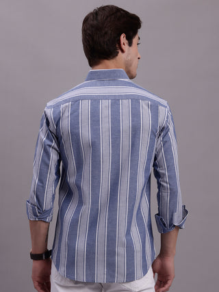 Men's Striped Casual Shirt