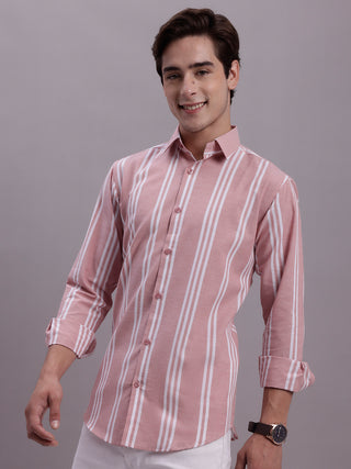 Men's Striped Casual Shirt