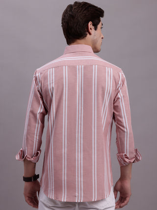 Men's Striped Casual Shirt