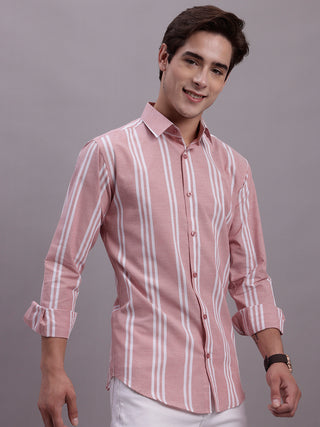 Men's Striped Casual Shirt