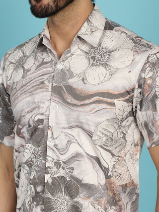 Floral Printed Casual Shirt