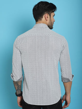 Woven Design  Cotton Shirt for Men