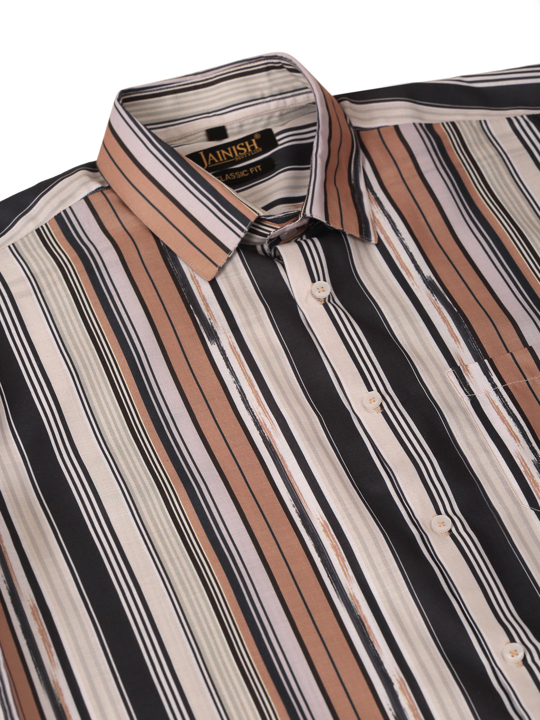 Men's Cotton Striped Formal Shirts