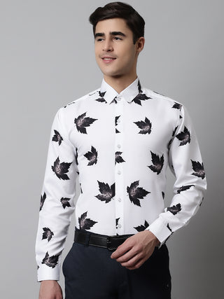 Men Regular Fit Printed Pure Cotton Formal Shirt
