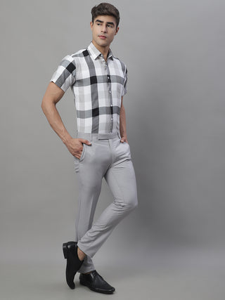 Men's Pure Cotton Checked Formal Shirts