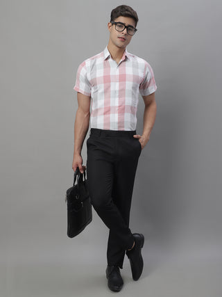 Men's Pure Cotton Checked Formal Shirts