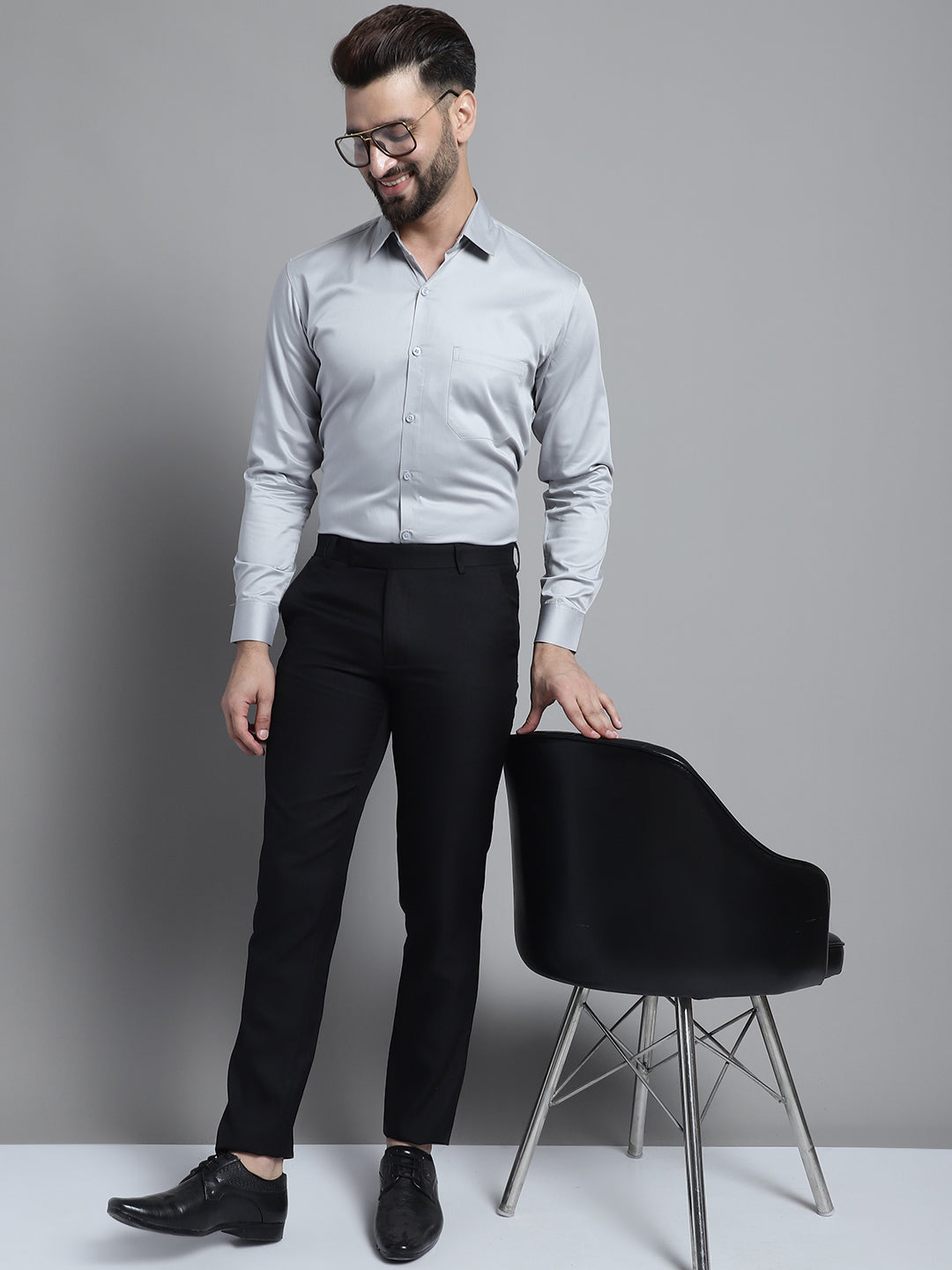 Men's Cotton Solid Formal Shirt