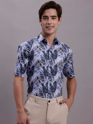 Men's Floral Printed Formal Shirt