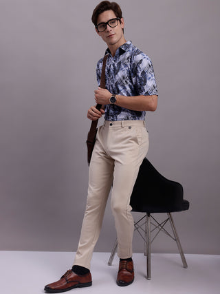 Men's Floral Printed Formal Shirt