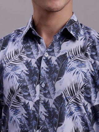 Men's Floral Printed Formal Shirt