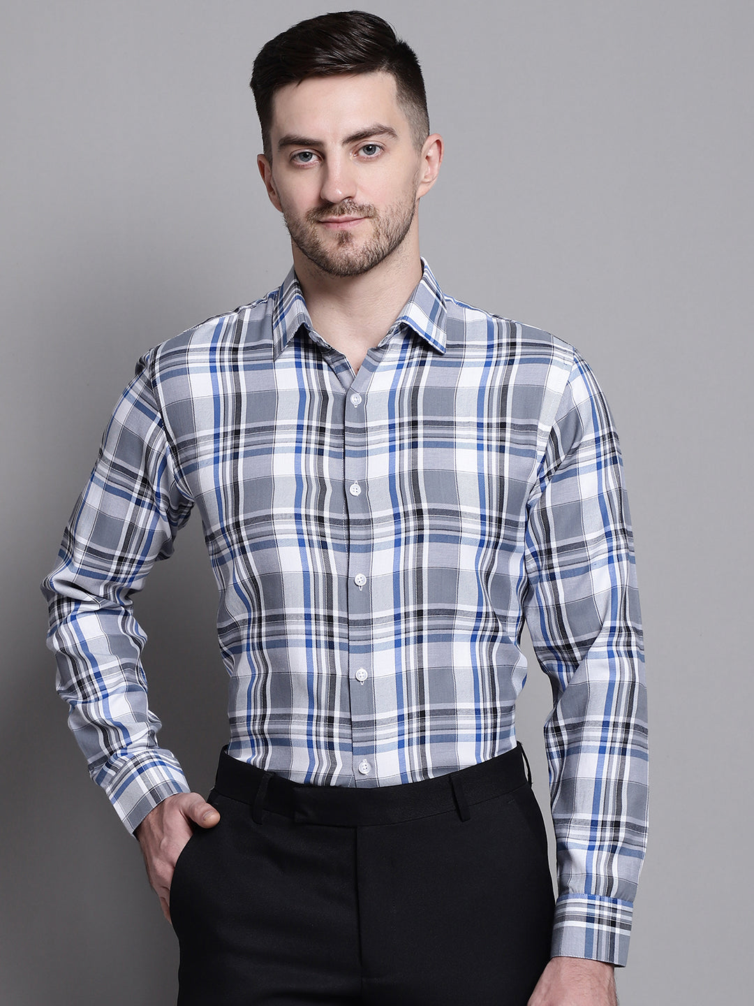 Men's Classic Checks Formal Shirt