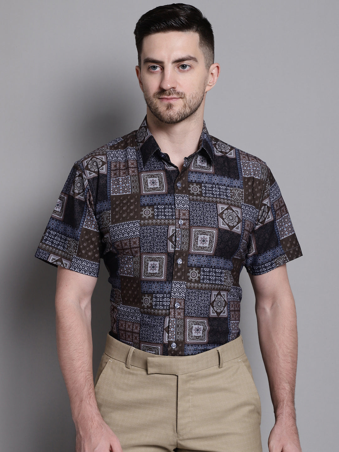Men's Printed Formal Shirt