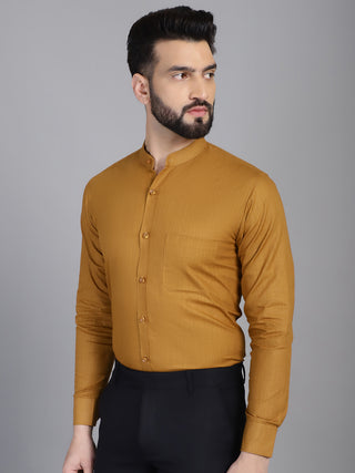 Cotton Solid Formal Shirt for Mens