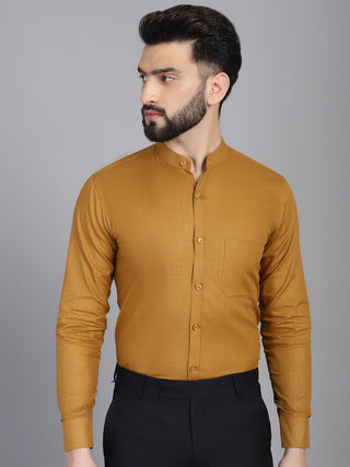 Cotton Solid Formal Shirt for Mens