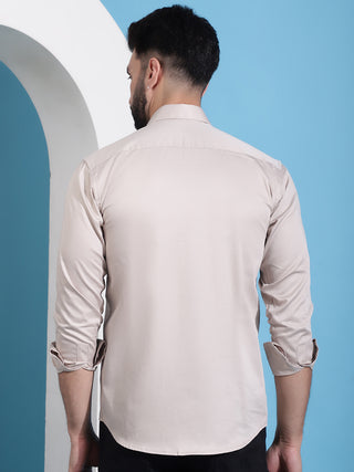 Men's Cotton Solid Casual Shirt