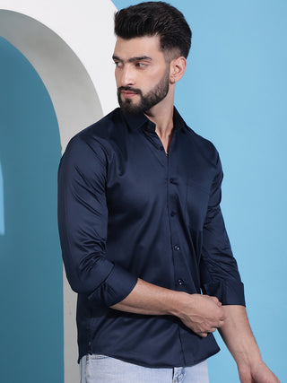 Men's Cotton Solid Casual Shirt