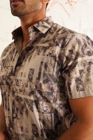 Men's Printed Formal Shirt