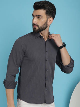 Striped Casual Shirt for Men's