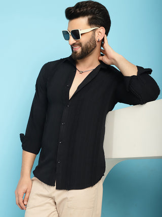 Self Design Casual Shirt for Mens