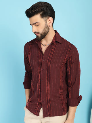 Self Design Casual Shirt for Mens