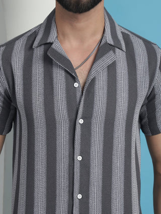 Printed Half Sleeve Cotton Shirt for Men