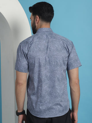 Printed Half Sleeve Cotton Shirt for Men