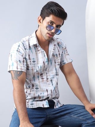 Printed Cotton Casual Shirt For Men