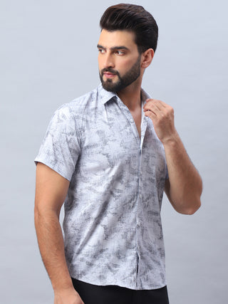 Abstract Printed Casual Shirt for Men