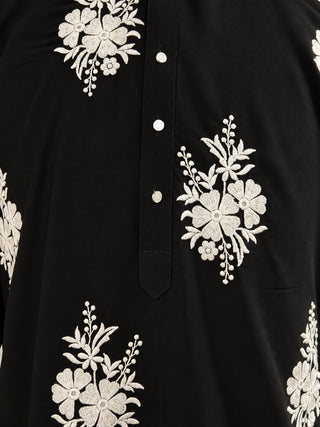 Japanese Fabric Floral Embroidered Kurta