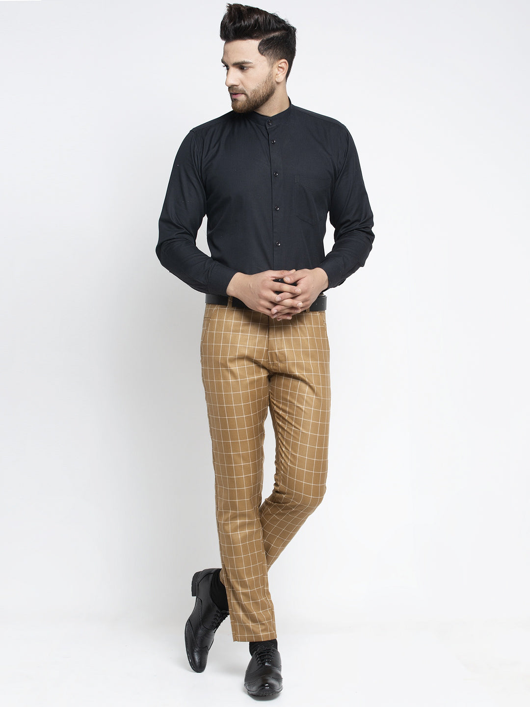Formal Trouser Shop Online Men Brown Cotton Formal Trouser  Cliths