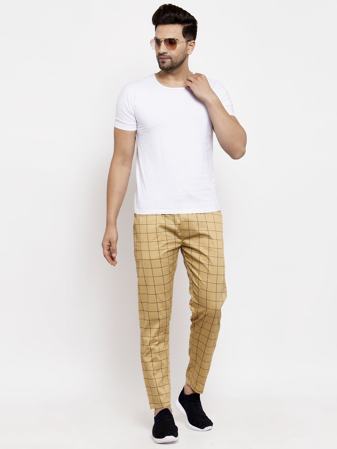 Ebony Clay Mens Casual Cotton Trousers at Online – DAKS NEO CLOTHING  CO.INDIA