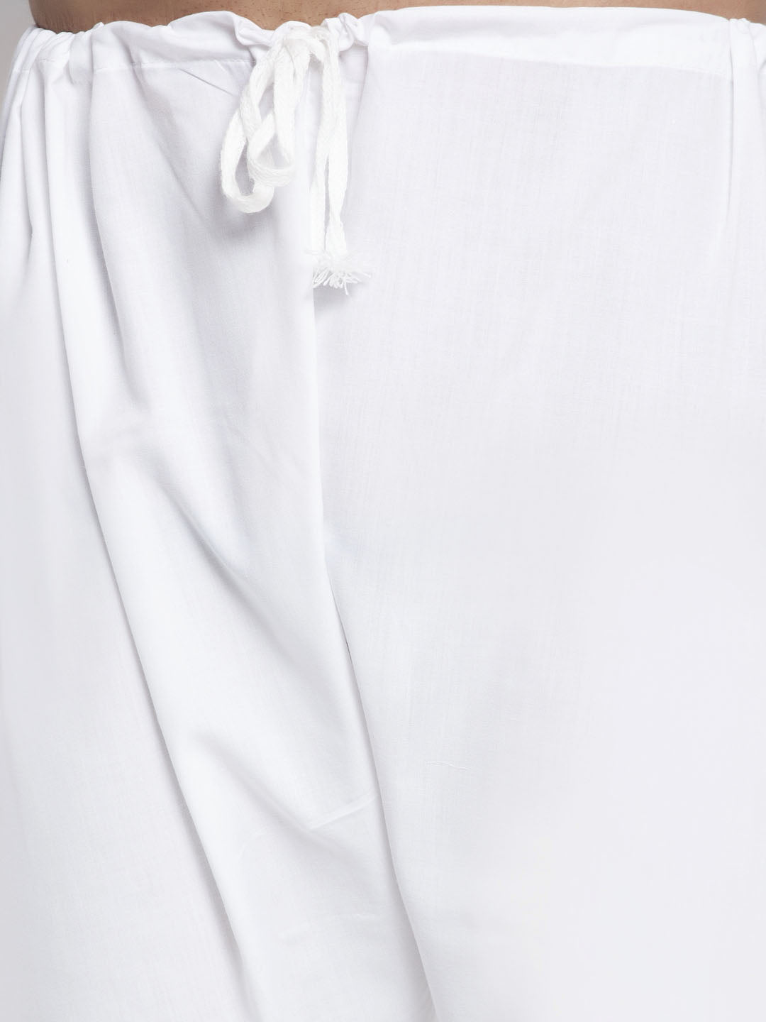 Jompers Men Maroon & White Woven Design Kurta with Pyjamas