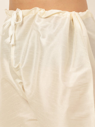 Men's Solid Kurta Pyjama With Nehru Jacket