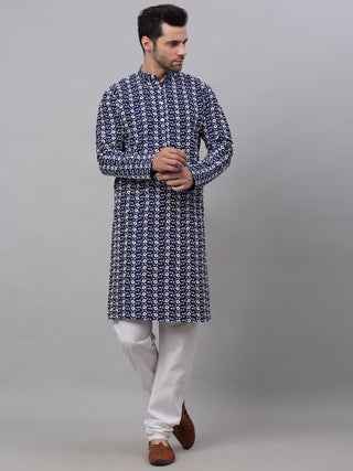 Jompers Men's Emroidered Kurta Payjama Sets