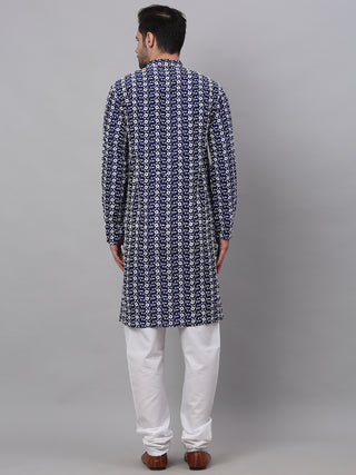 Jompers Men's Emroidered Kurta Payjama Sets