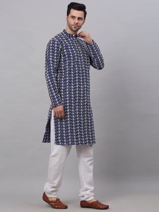 Jompers Men's Emroidered Kurta Payjama Sets