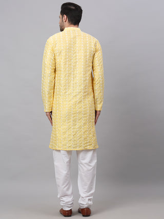 Jompers Men's Emroidered Kurta Payjama Sets